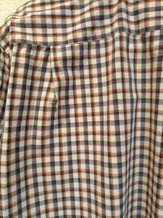 Camisa Cortefiel cuadros manga larga Talla L