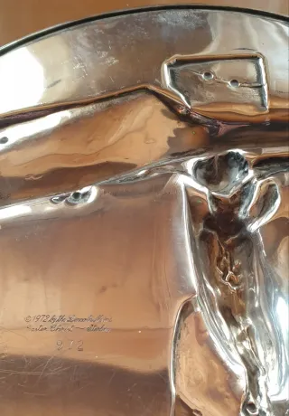 Plato de plata estilo Dalí