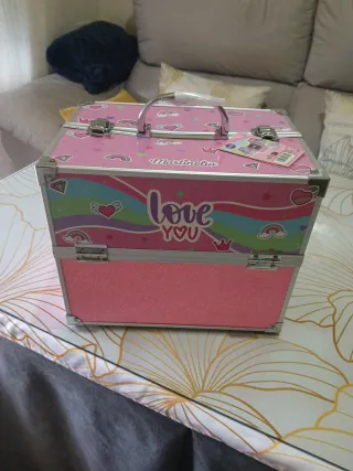 Maletín maquillaje infantil Love You de martinelia