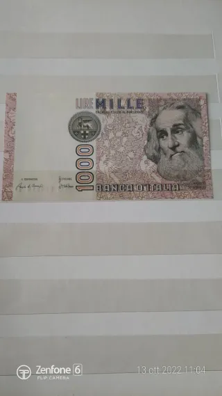 Banconote Italiane e miniassegni banche varie lire