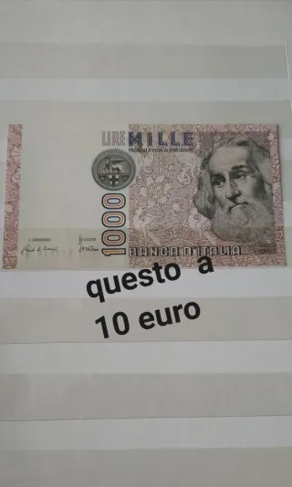 Banconote Italiane e miniassegni banche varie lire