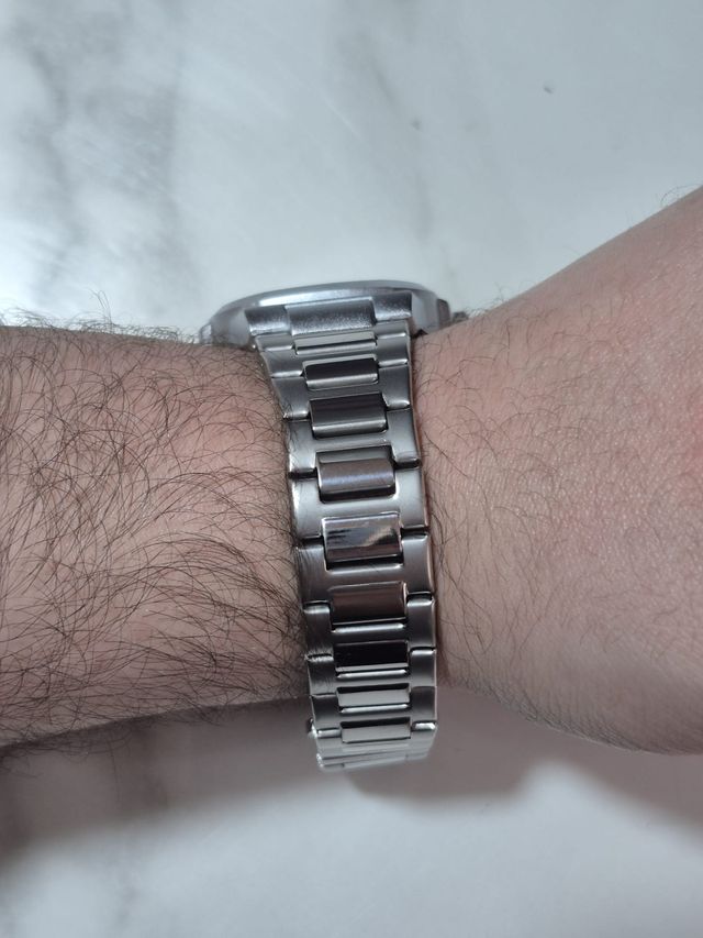 Orologio stile Nautilus 42 mm Blu Degradato