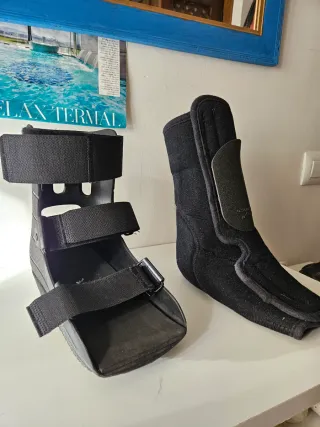 Bota Walker Ortopédica Negra TS