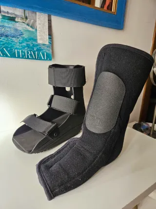 Bota Walker Ortopédica Negra TS
