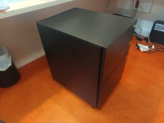 Cajonera de oficina gris/blanca