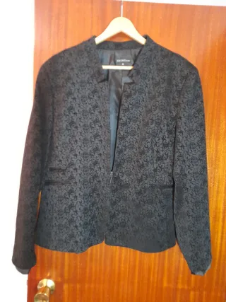 Americana fiesta negra talla 48