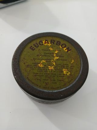 Scatola Latta Eucarbon Compresse Trenka Vienna