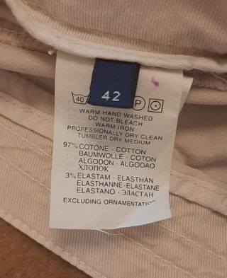 Pantaloni Trussardi donna beige