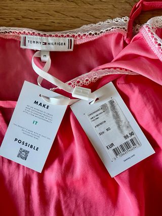 Blusa Tommy Hilfiger rosa talla M