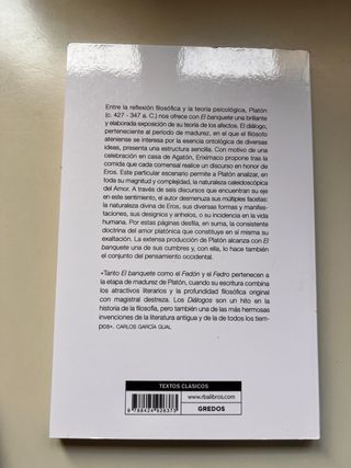 Libro El Banquete de Platón