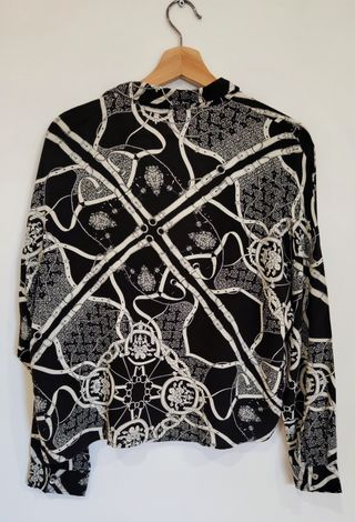 Blusa Stradivarius Talla L Estampado