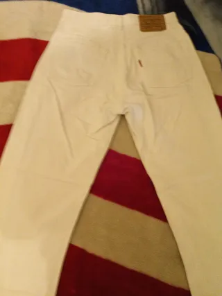 Jeans Levi's Donna W31 L36 Bianchi