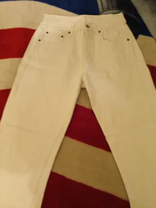 Jeans Levi's Donna W31 L36 Bianchi