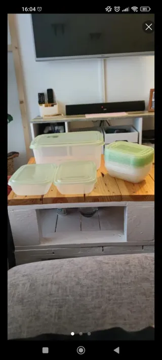 11 Tupper de plástico