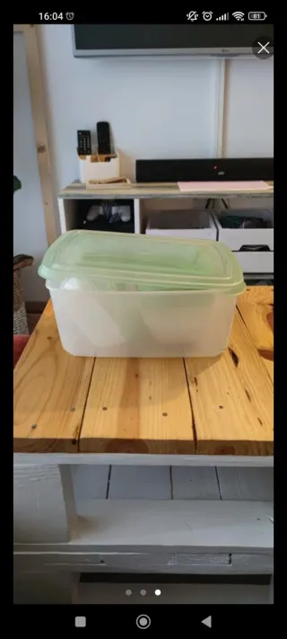 11 Tupper de plástico