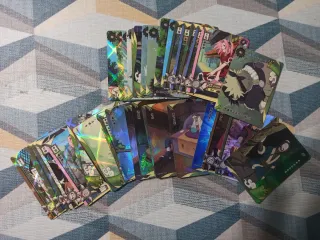 39 Carte Naruto Holo Rare e Super Rare