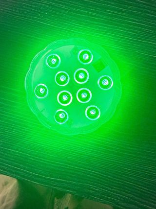 Luces LED RGB Sumergibles con Mando