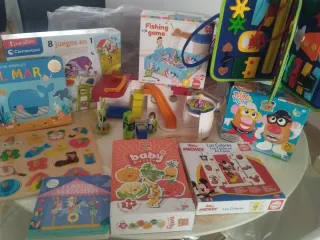 Lote Juguetes Preescolar Clementoni, Disney, Hasbr