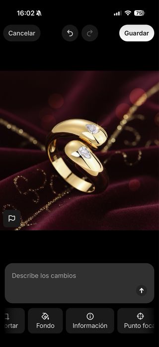 Anillo Doble Brillo Ajustable Twin Glow Ring