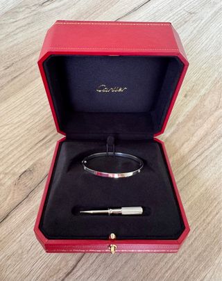 Pulsera Cartier Love - Talla S - 18k 6 Diamantes