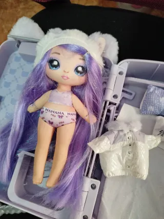 Mochila y muñeca  Peluche  Na,Na,Na sorprise