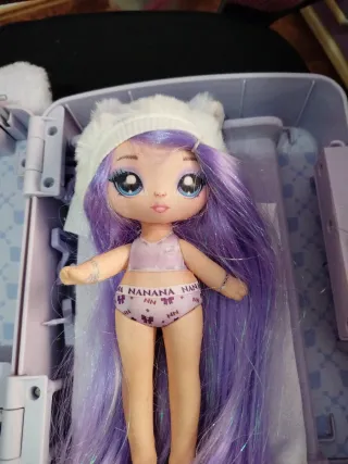 Mochila y muñeca  Peluche  Na,Na,Na sorprise