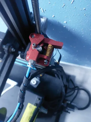 Creality CR10 Extrrusor y rodillos de arrastre