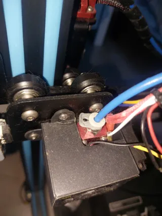 Creality CR10 Extrrusor y rodillos de arrastre