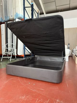 Canapé tapizado y Colchón Ikea Hovag visco 140x200