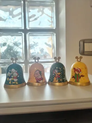 Set 4 Campanelle Disney Natale