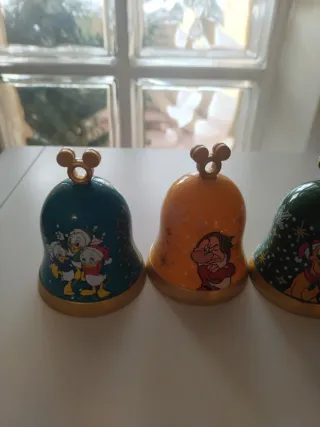 Set 4 Campanelle Disney Natale