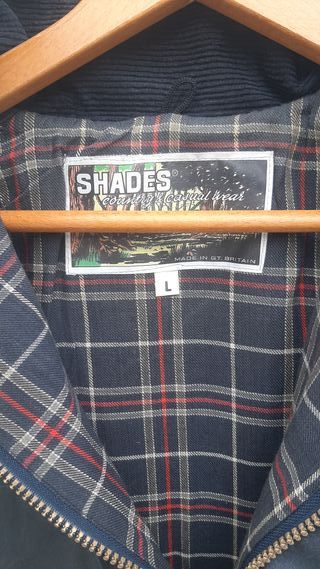 Chaqueta encerada Shades tipo Barbour