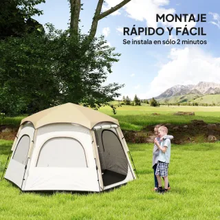 Tienda Campaña 4 Personas 280x240x155cm