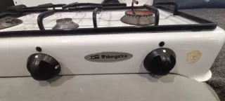 Cocina Portátil Gas 3 Fuegos orbegozo