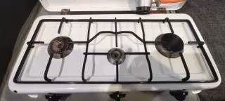 Cocina Portátil Gas 3 Fuegos orbegozo