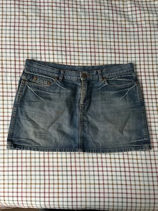 Minifalda vaquera azul