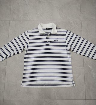 Polo Fila Rayas Manga Larga Talla L