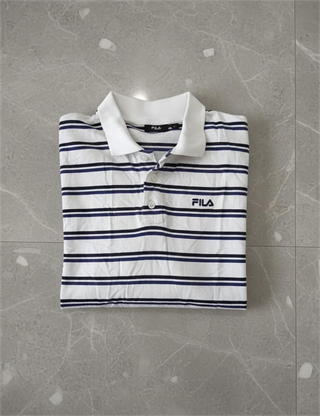 Polo Fila Rayas Manga Larga Talla L