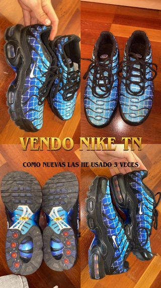 Nike Air Max Plus TN Estampado Azul/Negro