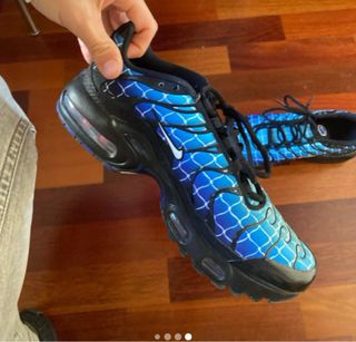 Nike Air Max Plus TN Estampado Azul/Negro