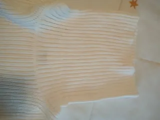 Jersey sin mangas blanco