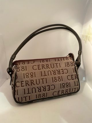 Bolso Cerruti 1881 Logo Vintage Beige/Marrón