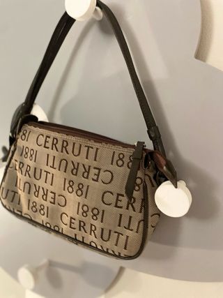 Bolso Cerruti 1881 Logo Vintage Beige/Marrón