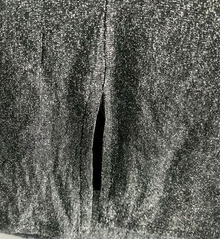 Blusa Stradivarius plateada M