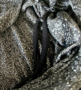 Blusa Stradivarius plateada M