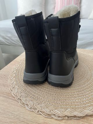 Botas impermeables negras talla 37