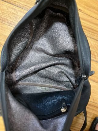 Mochila Coccinelle Negra Piel