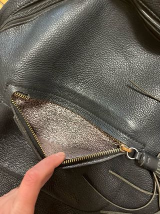 Mochila Coccinelle Negra Piel