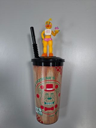 Five Nights at Freddy's 2 Vaso 50ml + Canudo