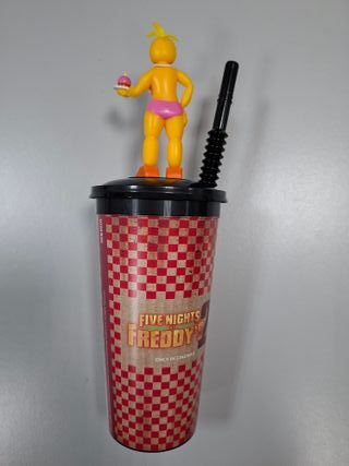 Five Nights at Freddy's 2 Vaso 50ml + Canudo